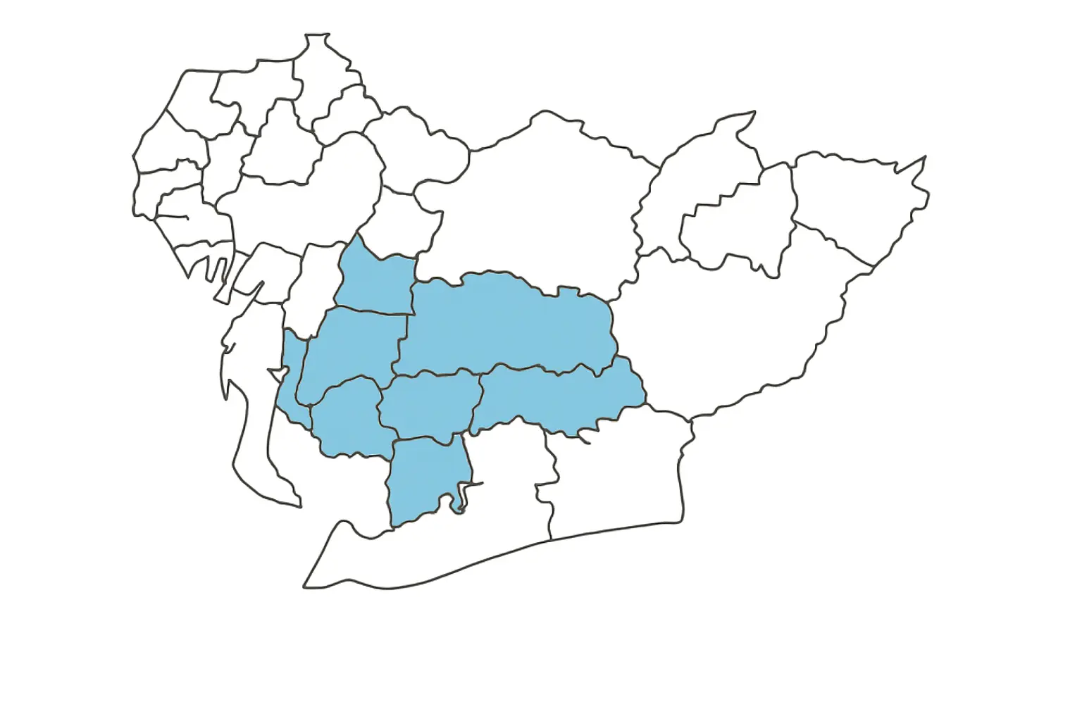兼子設備 対応エリアマップ | 西尾市・碧南市・安城市など西三河地域